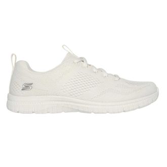 Skechers Dames/Dames Mesh Geheugenschuim Trainers (Gebroken wit)