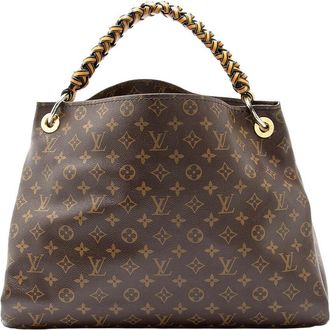 Louis Vuitton Brown Monogram Canvas Braided Artsy Mm (Authentic Pre-Loved)