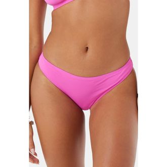 Roxy SD Beach Classics Moderate Bikini Bottoms in Maui Pink at Nordstrom, Size Medium