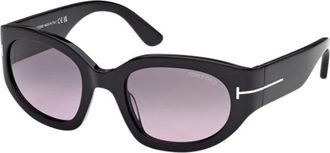 Tom Ford Arizona-02 Zonnebril - Dames - Zonnebrillen - Zwart - 53 MM - Accessoires