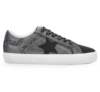 Vintage Havana Womens Low Top Sneakers In Black