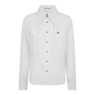 Vivienne Westwood Shirts, female, White, Size: 2XS Violin Shirt