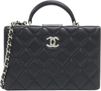Chanel Pre-owned Borsa a Spalla in Pelle di Agnello - - Pre-owned - Donna - Nero - ONE SIZE