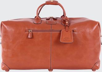 Bric's Pelle Cognac 22 Cargo Duffel Luggage