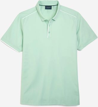 Cole Haan Mens Trafton Polo Shirt - Green Size Medium
