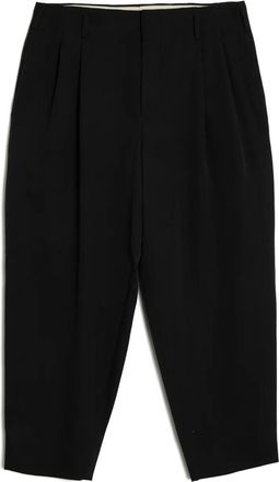 Comme Des Garçons pleated-detail wool trousers - Black