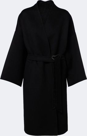 Fendi Cappotto in lana con cintura