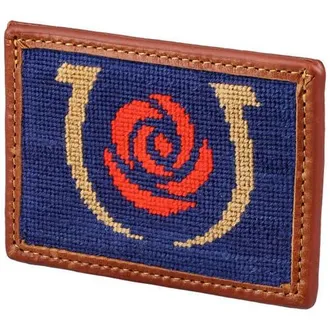 Smathers & Branson Kentucky Derby Credit Card Wallet in Navy at Nordstrom