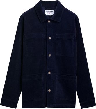 Sebago Overhemden, Heren, Blauw, 2Xl, Katoen, Cappotto