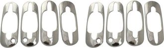 OEM Cubiertas Para Manijas De Puerta, Pegatinas De Accesorios Cromados De Abs Para Los Modelos Rd1, Rd3 Y Cr-v De 1992 A 2001
