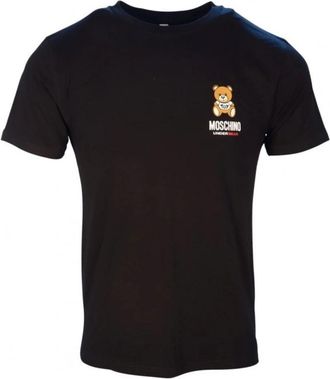 Moschino Stretch Jersey Katoenen Ondergoed - Heren - T-shirts - Zwart - XL - Katoen - Tops