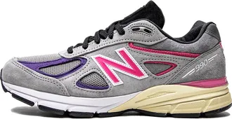 New Balance x Kith x United Arrows & Sons 990 v4 Grey Pink M990KT4
