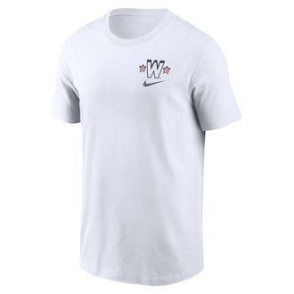 Nike Washington Nationals City Connect 2-Hit Nike Mens MLB T-Shirt in White | N19910AWTL-SAZ