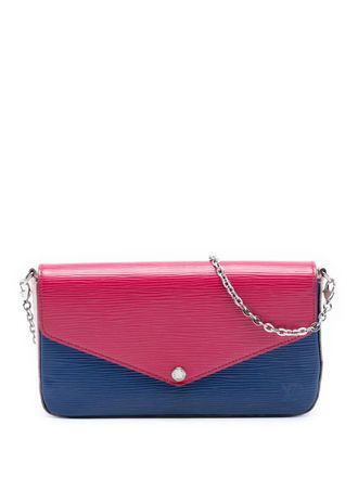 Louis Vuitton 2016 Epi Tricolor Pochette Felicie crossbody bag - Rosa