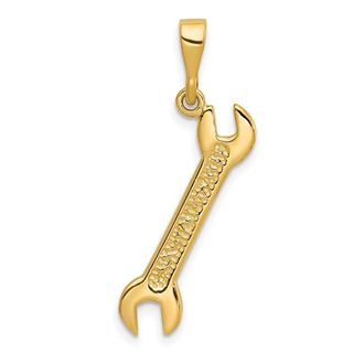 Diamond2Deal 10k Yellow Gold Wrench Charm