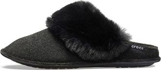 Crocs (WMNS) Crocs Mule Fur Slippers Black 205394-001