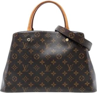 Louis Vuitton Pre-owned Handbags, female, Brown, Size: ONE SIZE Pre-owned Vintage Canvas Handbag