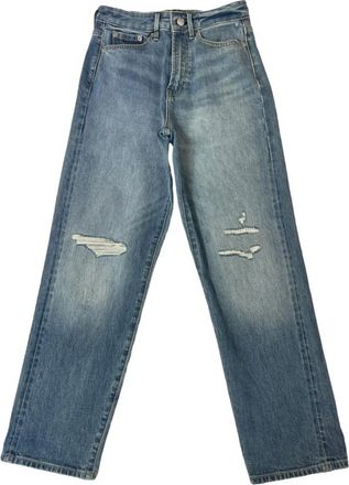 Denham Wijde Pijp Fit Mid Blauwe Jeans - Heren - Regular Fit Jeans - Blauw - W25 L28 - Katoen - Jeans