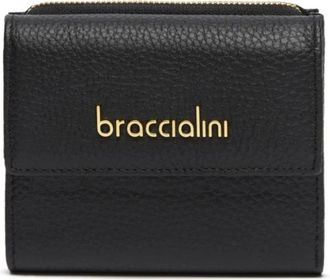 Braccialini Small Continental Wallet - Dames - Portefeuilles - Zwart - ONE Size - Leer - Accessoires