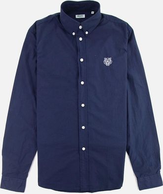Kenzo Mens Kenzo Casual Tiger Shirt Navy - Size: Regular/34