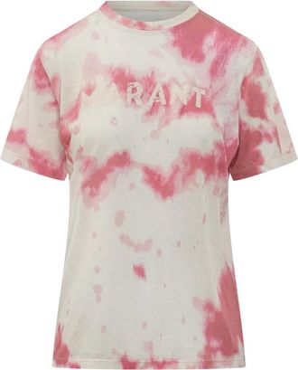 Isabel Marant T-Shirts, female, Pink, Size: XS Zewel T-Shirt