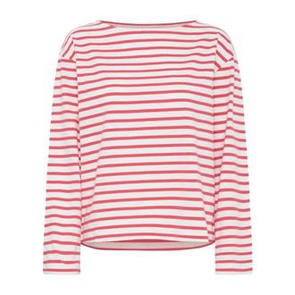 Ichi Ichi - Cella Long Sleeve Top - Dames - Tops - Rood - Maat: XL Viscose