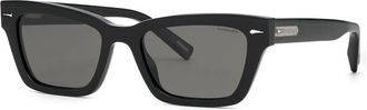 Chopard Polarized Grey Cat Eye Ladies Sunglasses SCH338 700P 54