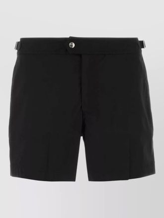 Tom Ford polyester swimming shorts adjustable waistband belt loops