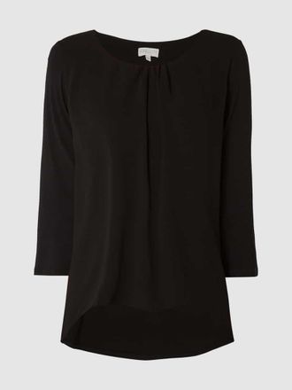 Apricot Blusenshirt im Double-Layer-Look in Black, Gr&ouml;&szlig;e XS