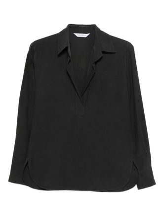 Max Mara Camicia con revers a lancia - Nero
