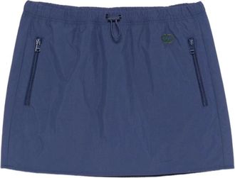 Gucci Short Skirt - Dames - Korte rokken - Blauw - S - Leer - Rokken