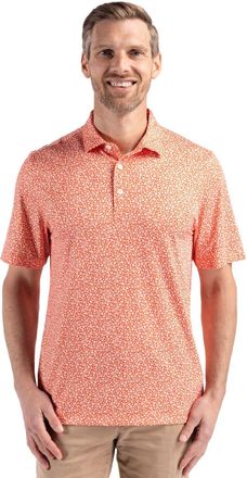 Cutter & Buck Pike Eco Flora Print Recycled Mens Polo