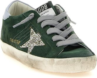 Golden Goose Womens Bicolor Leather Low Top Sneakers