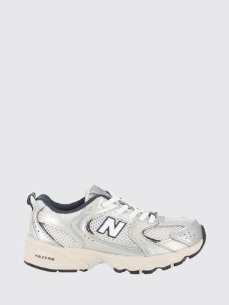 New Balance 530 Mesh and Synthetic Leather Logo Trainers for Boys