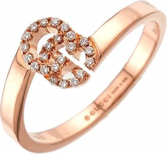 Gucci Gold Pink Gold (18K) Band Ring (Pre-Owned)