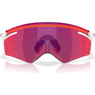 Oakley QNTM Kato 156mm Prizm Shield Sunglasses in White at Nordstrom