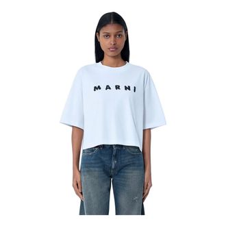 Marni Dames, Tops, Wit, Maat: S Katoen