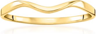 RS Pure by Ross-Simons Italian 14kt Yellow Gold Curvy Ring