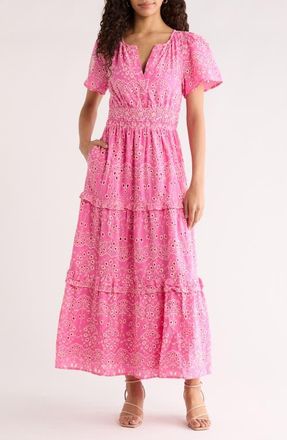 Sugarlips Haylie A-Line Dress in Fuchsia at Nordstrom, Size X-Large
