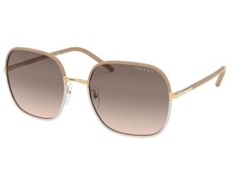 Prada Brown Gradient Square Ladies Sunglasses PR 67XS 09G3D0 58