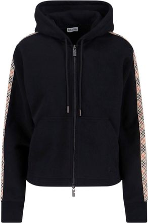 Burberry Felpa Cappuccio Check