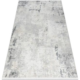 RugsX Rugsx - Alfombra Moderna Duke 51378 Crema / Gris - Hormig&oacute;n, Piedra Estructurada, Muy Suave, Flecos Grey 120x170 Cm