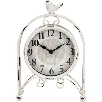 Westclox Vintage Style Analog Clock in White at Nordstrom Rack