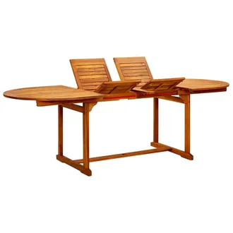 vidaXL Vidaxl - Tavolo Da Pranzo Per Esterni (160-240)x100x75cm Massello Acacia