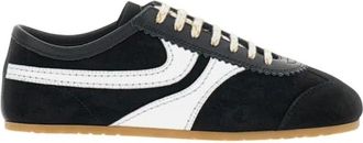 Dries Van Noten Schoenen, Dames, Zwart, 41 EU, Leer, Sneakers