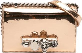 Alexander McQueen Pre-owned Clutches, female, Pink, Size: ONE SIZE Pre-owned Leather Shoulder Bag