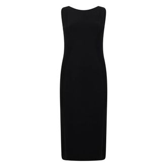 Alberta Ferretti Lange Bodycon Jurk - Dames - Casual kleedjes - Zwart - S - Polyester - Kleedjes