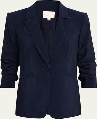 Cinq &agrave; Sept Tumbled Woven Khloe Blazer