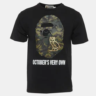 A Bathing Ape X Ovo Jersey Woodland Camo Ape Head T-Shirt