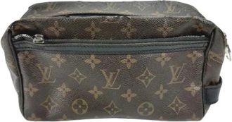 Louis Vuitton Pre-owned Clutch Pouch - unisex - Vintage Tassen - Bruin - ONE Size - Vintage